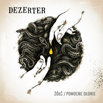 Dezerter "Żółć / Pomocne dłonie YELLOW SPLATTER EP"