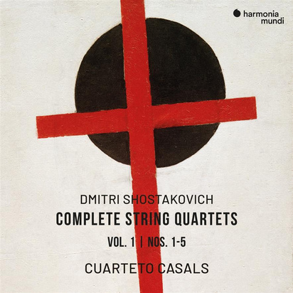 Shostakovich "Complete String Quartets Vol 1 Nos 1-5 Cuarteto Casals"