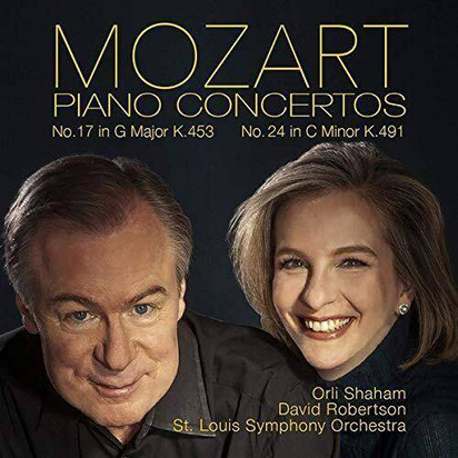 Mozart "Piano Concertos Shaham Robertson St Louis Symphony Orchestra"