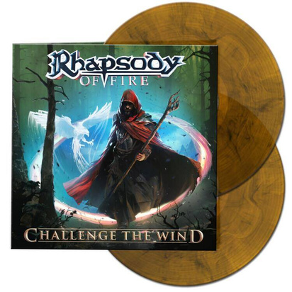 Rhapsody Of Fire "Challenge The Wind LP ORANGE BLACK MARBLED"