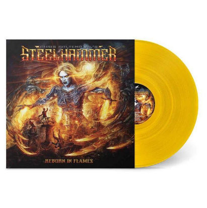 Chris Bohltendahl's Steelhammer "Reborn In Flames LP YELLOW"