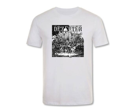 Dezerter "Kłamstwo to nowa prawda" L WHITE t shirt