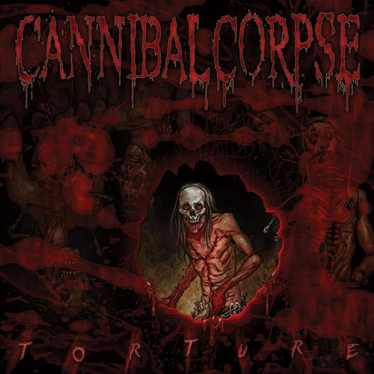 Cannibal Corpse "Torture LP CLEAR RED MARBLED"