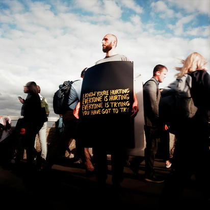 Joshua Idehen "I Know You're Hurting Everyone Is Hurting Everyone Is Trying You Have Got To Try"
