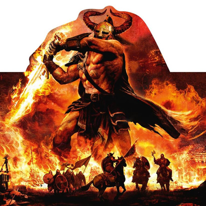 Amon Amarth "Surtur Rising LP BURGUNDY MARBLED"