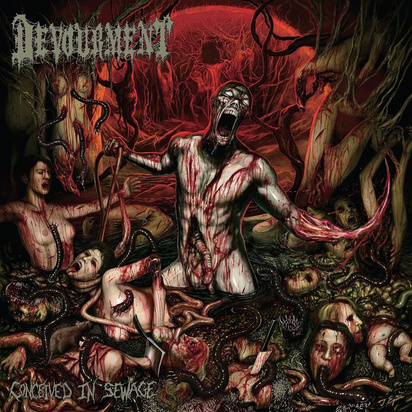 Devourment "Conceived In Sewage LP SPLATTER"