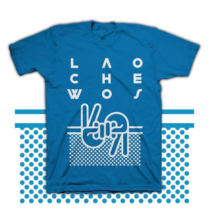 Lao Che „WOS”  T-shirt Blue