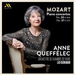 Mozart "Piano Concertos No 20 K 466 & No 27 K 595 Orchestre De Chambre De Paris Kuokman Queffelec"