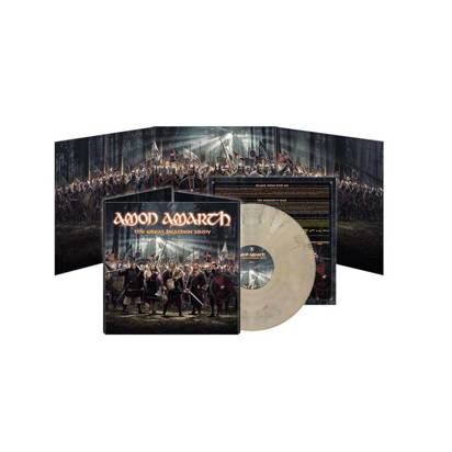 Amon Amarth "The Great Heathen Army LP OFF WHITE MRBL"