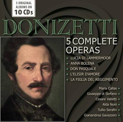 Callas Di Stefano Valletti Noni Serafin Gavazzeni "Donizetti Original Albums"