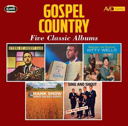 Cash, Johnny / Tennessee, Ernie Ford / Wells, Kitty / Snow, Hank etc.  "Country Gospel - Five Classic Albums "