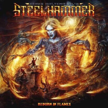 Chris Bohltendahl's Steelhammer "Reborn In Flames LP PICTURE"