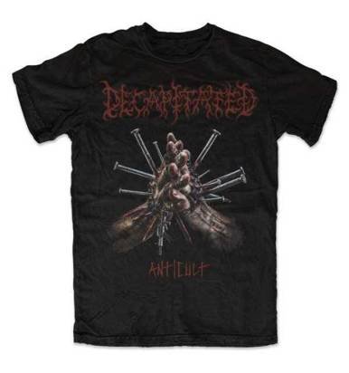 Decapitated "Anticult" T-shirt z nadrukiem, rozmiar S [UNISEX]