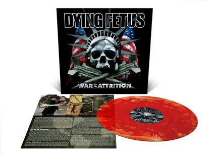 Dying Fetus "War Of Attrition LP BLOOD RED"