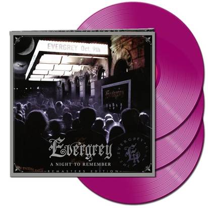 Evergrey "A Night To Remember CLEAR/PURPLE LP"