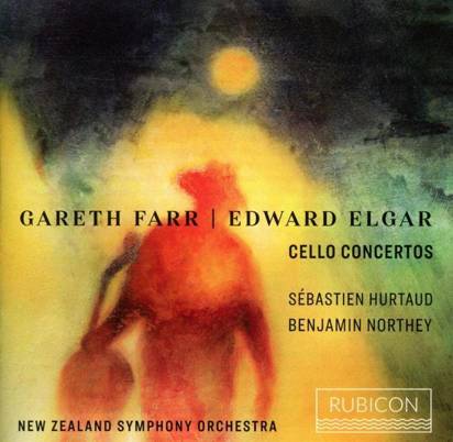 Farr Elgar "Cello Concertos New Zealand Symphony Orchestra Northey Hurtaud"
