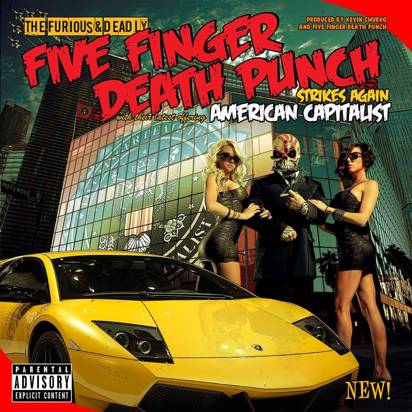 Five Finger Death Punch - American Capitalist 10th Anniversary Edition LP COLORED