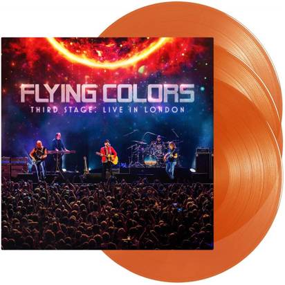 Flying Colors "Third Stage Live In London ORANGE LP"