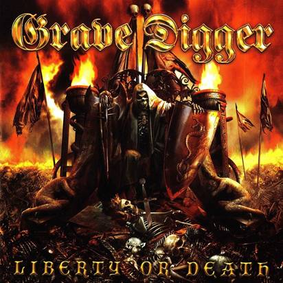 Grave Digger "Liberty Or Death LP Limited Red/Black Splatter"