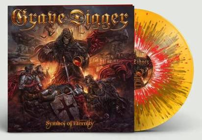 Grave Digger "Symbol Of Eternity LP SPLATTER YELLOW GOLD WHITE RED"
