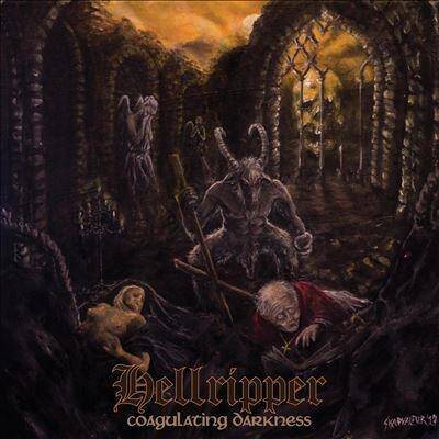 Hellripper "Coagulating Darkness LP GOLD"