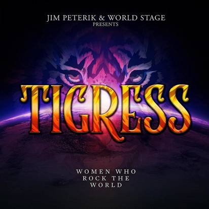 Jim Peterik & World Stage "Tigress Women Who Rock The World LP ORANGE"