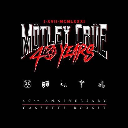 Motley Crue "Exclusive Cassette For Motley Crue’s 40th Anniversary CASSETTE BOX RSD"