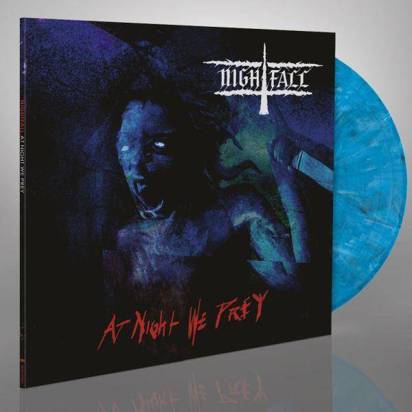 Nightfall - At Night We Prey LP BLUE WHITE