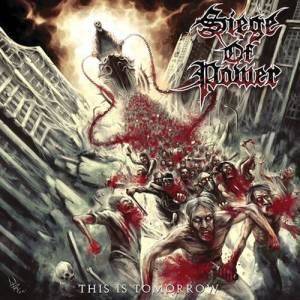 Siege Of Power "This Is Tomorrow LP SPLATTER RED CLEAR"