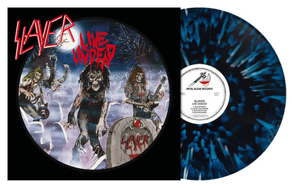 Slayer "Live Undead LP BLUE WHITE"