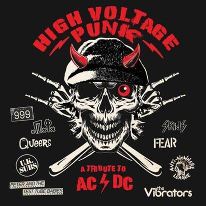 V/A "High Voltage Punk - A Tribute To AC/DC LP SPLATTER"