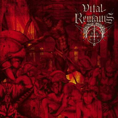 Vital Remains "Dechristianize LP MARBLED"